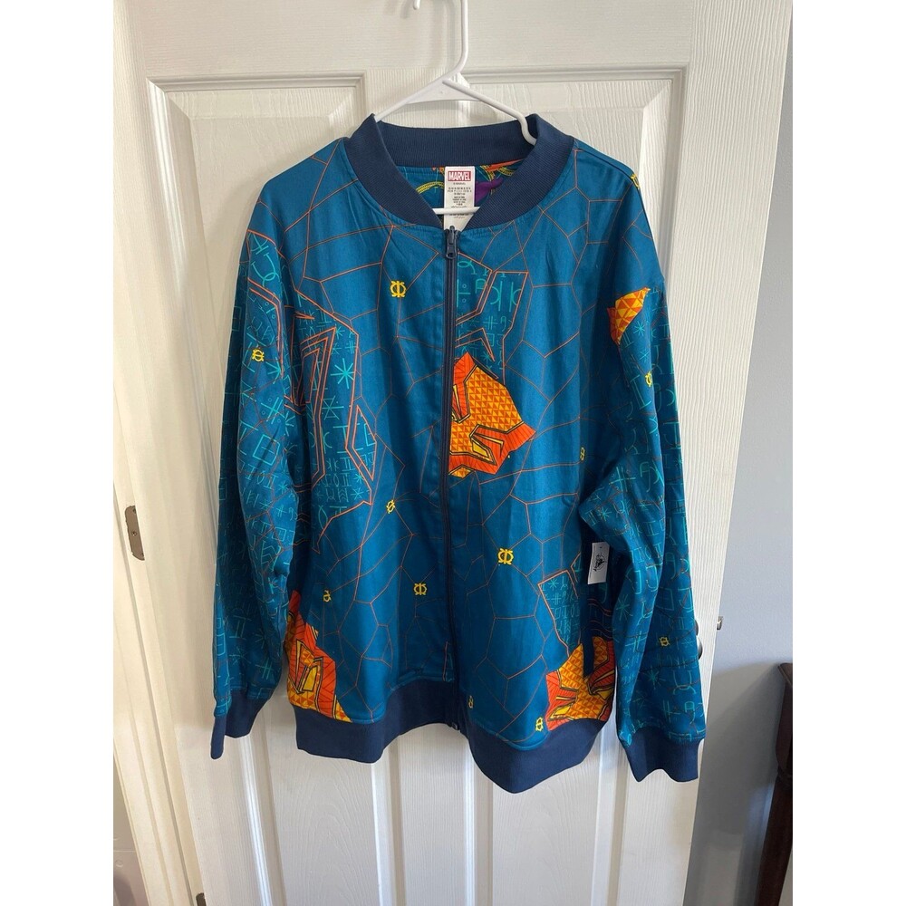 Disney Parks Marvel World of Wakanda Black Panther Bomber Jacket Size XL New
